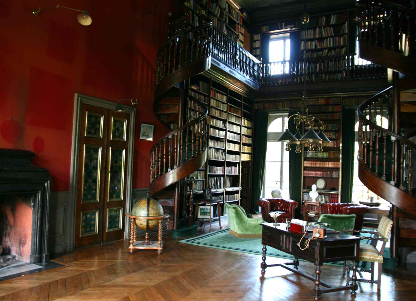 Chateau-de-Groussay-Bibliothèque Chateau-de-Groussay-Bibliothèque